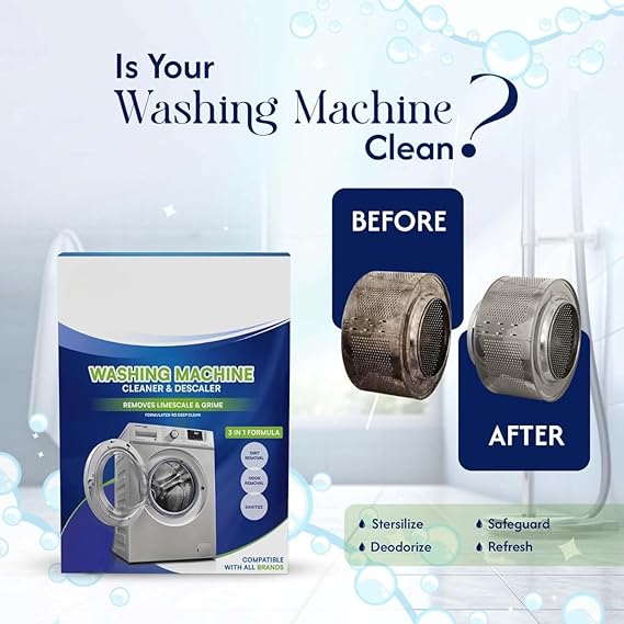 Washing Machine Cleaner And Descaling Powder Pack Of 1