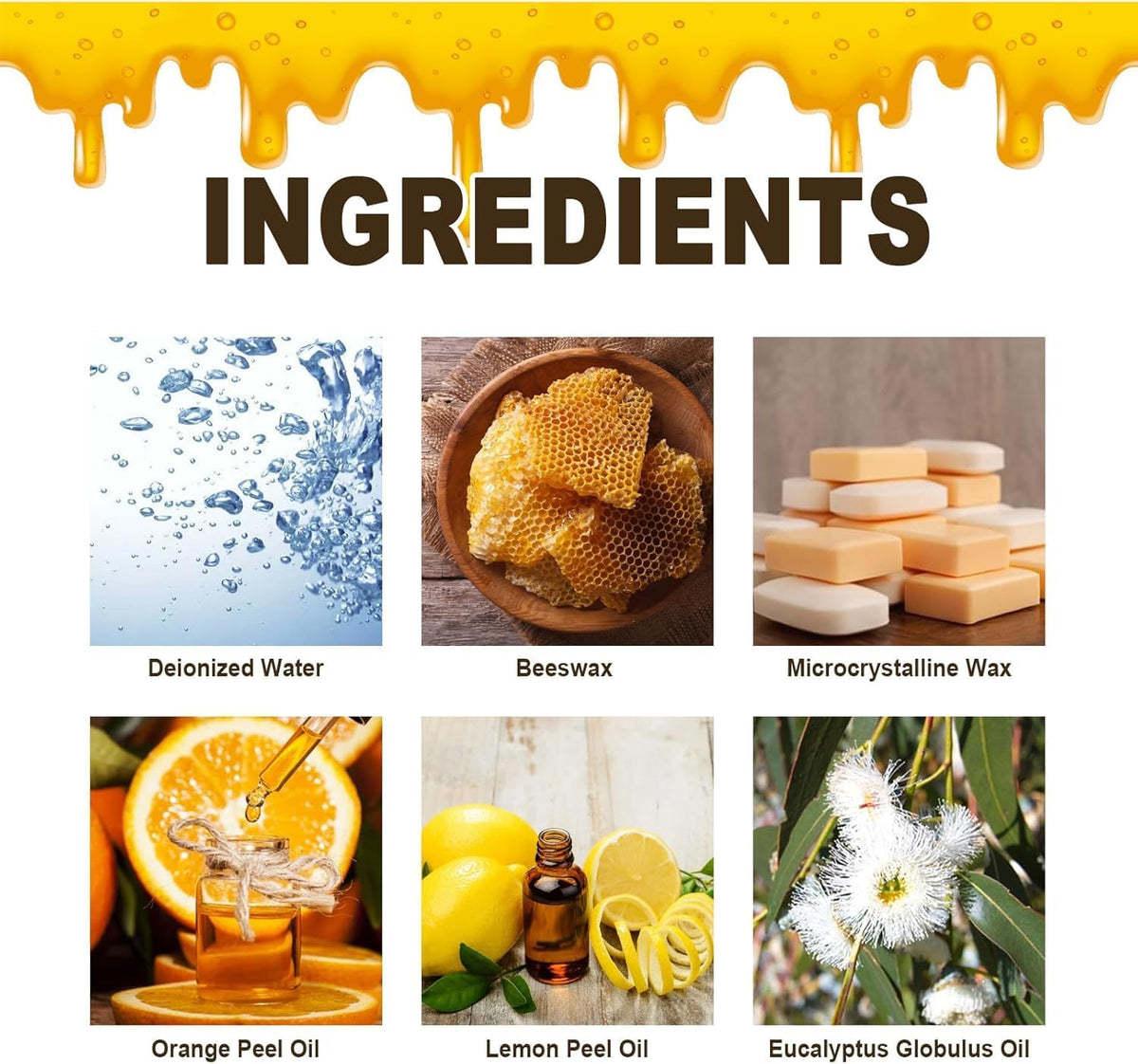 Beeswax Spray Furniture Polish, Wood Cleaner, Wood Floor Polish PACK OF 2