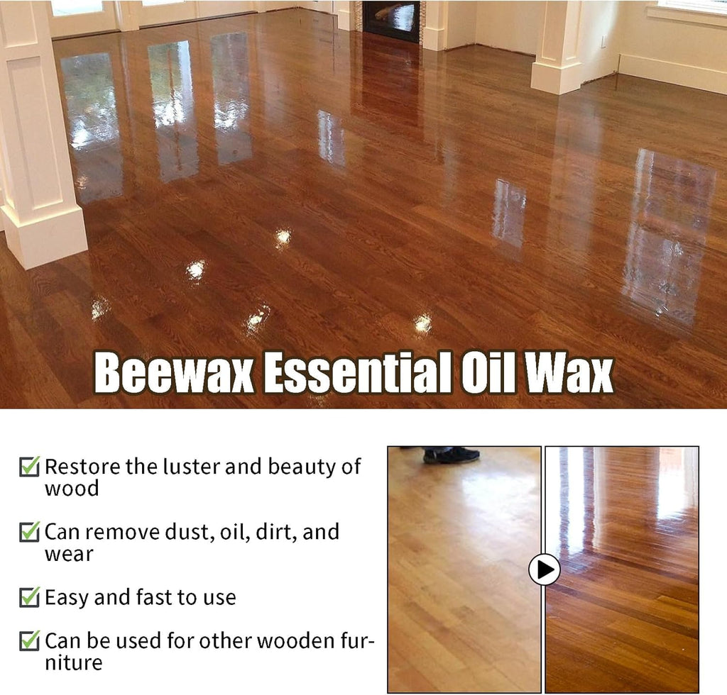Beeswax Spray Furniture Polish, Wood Cleaner, Wood Floor Polish PACK OF 2