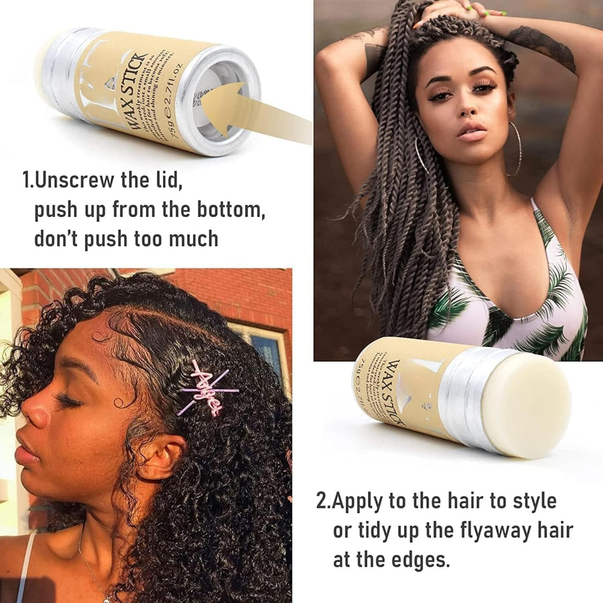 Hair Wax Sticks for Women & Men pack of 1