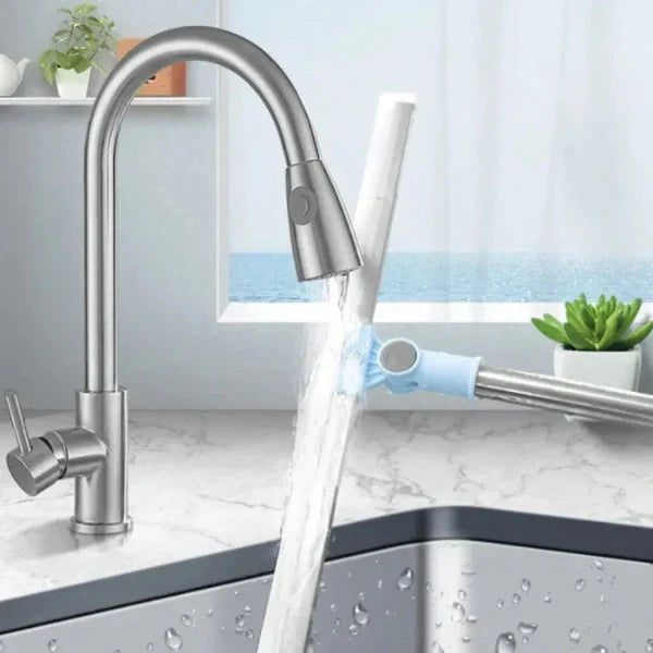 Wiper Mop for Floor Cleaning Heavy Duty Magic Broom Sweeper Silicon Floor Wiper with Stainless Steel Extendable Handle